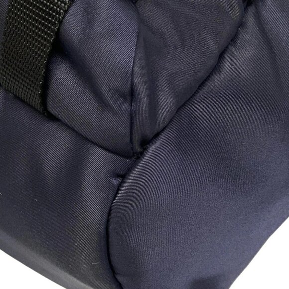 Auth PRADA Navy Black Nylon Backpack - Picture 9 of 14